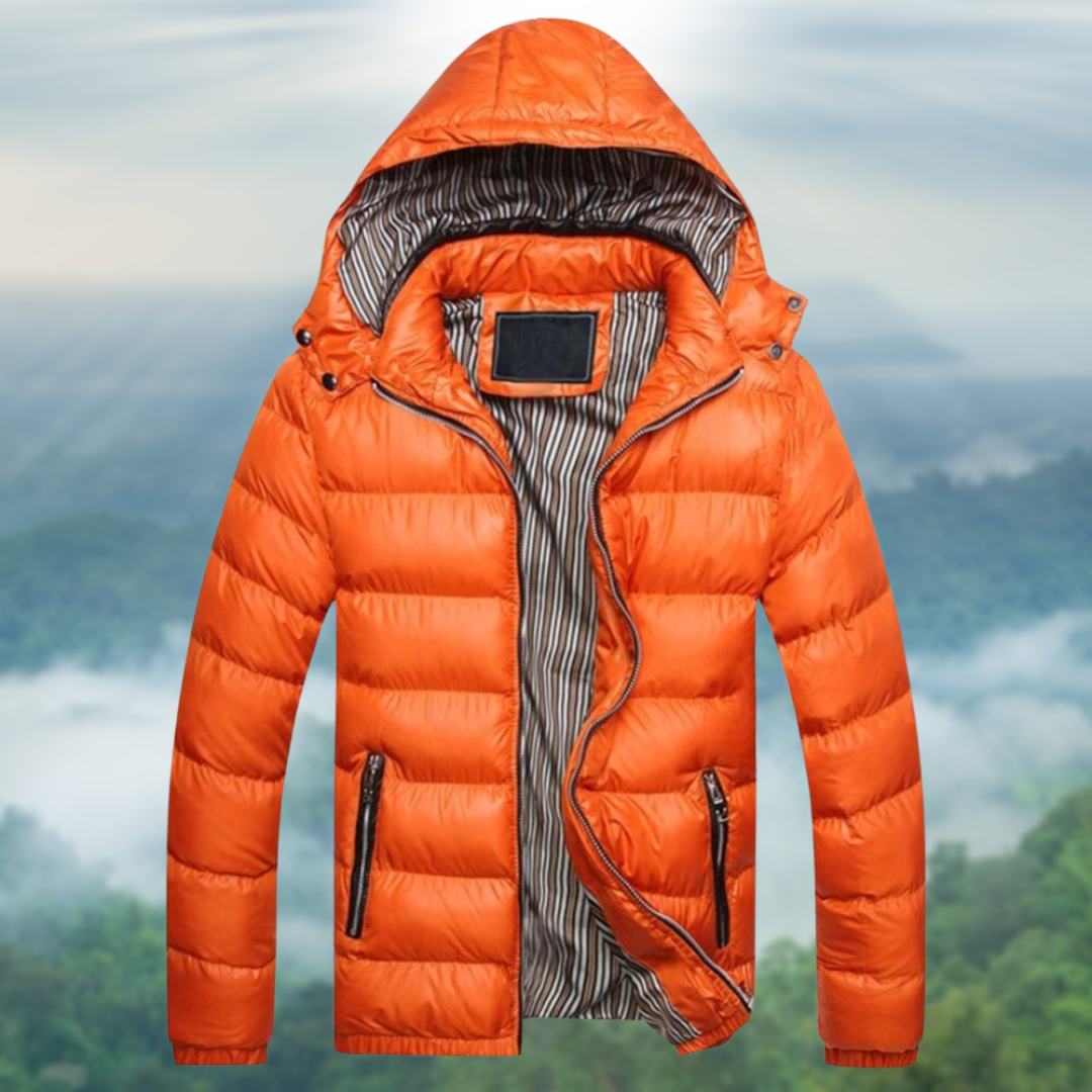 Drune | Wintermantel mit Kapuze aus steppmaterial