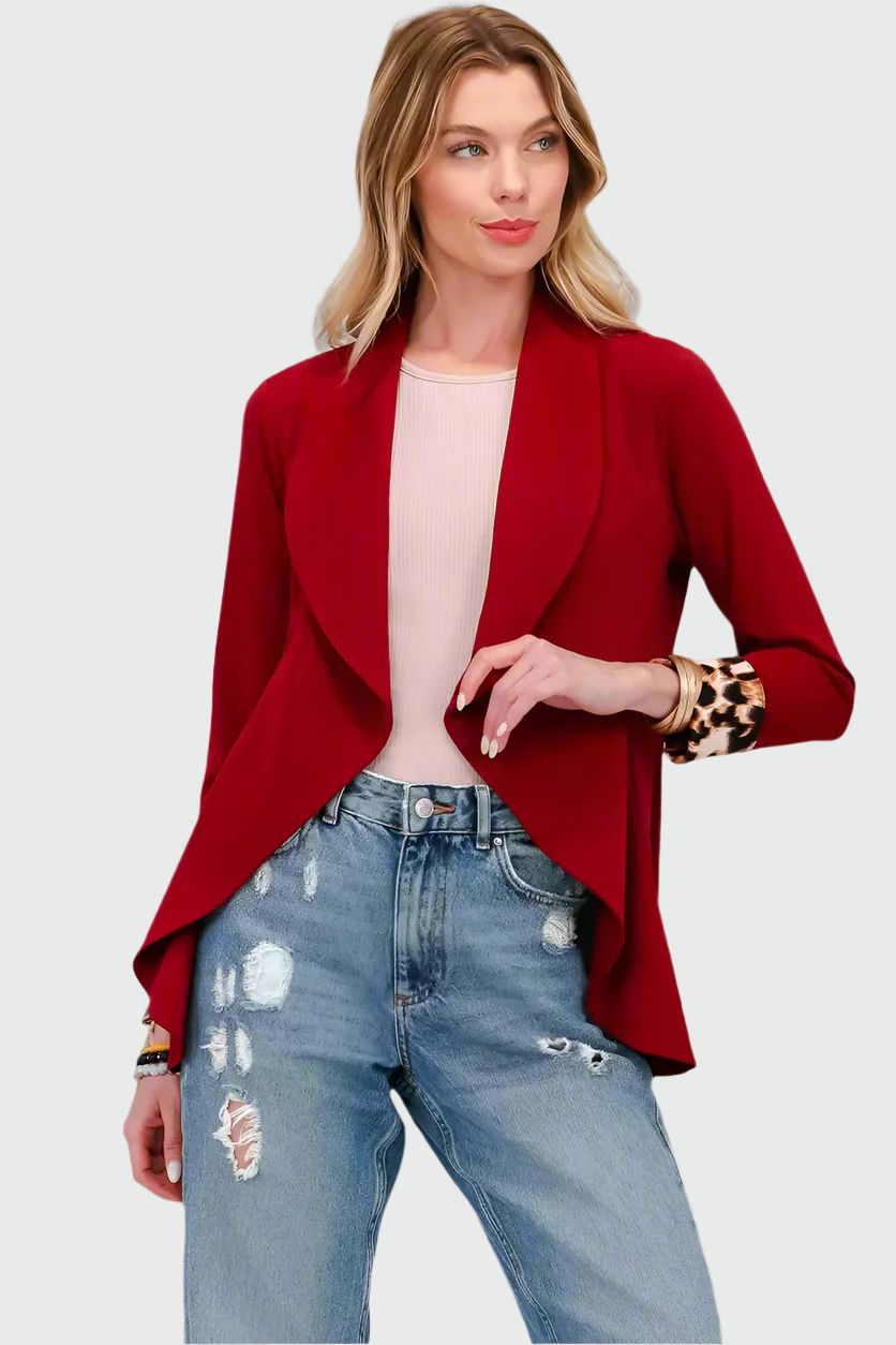 Drune | Freizeit Blazer mit Pantherdetail