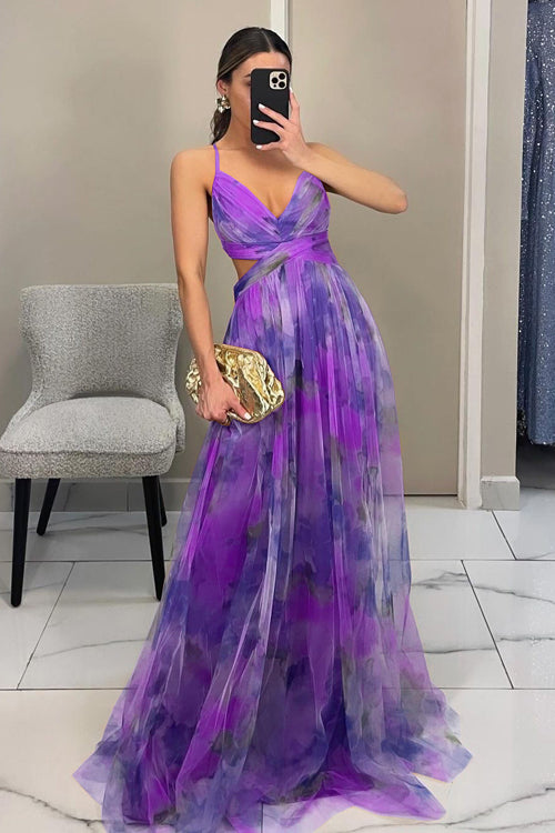 Drune | Enchant My Love Print Maxi Kleid