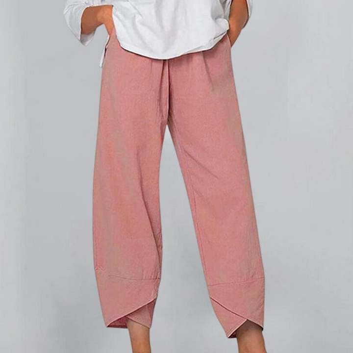 Drune | Damenhose Leichte Baumwoll Und Leinen Damen Sommer Komfort