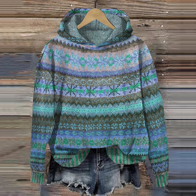 Drune | Gestrickte Weste Mit Print Für Damen