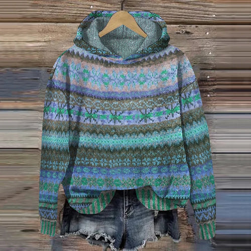 Drune | Gestrickte Weste Mit Print Für Damen
