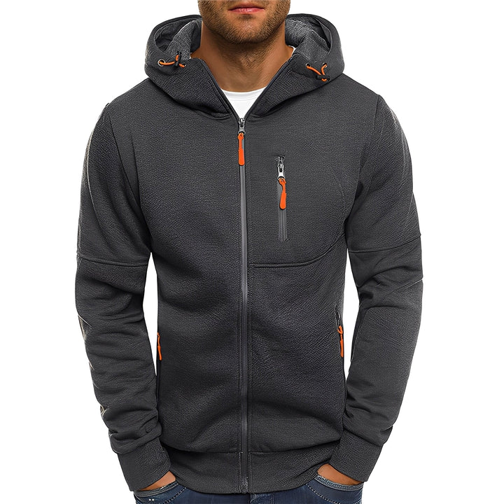 Drune | Moderne Fleecejacke mit Kapuze für Herren