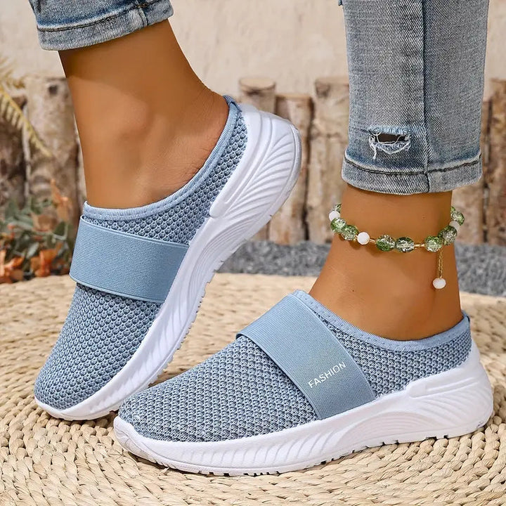 Drune | Orthopädische Slip on Damenschuhe mit Klettverschluss