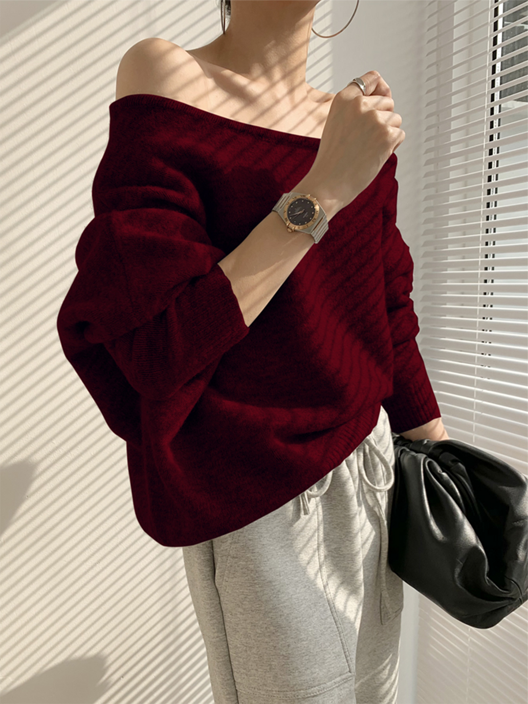 Drune | Pullover Asymmetrisch Für Damen Warm