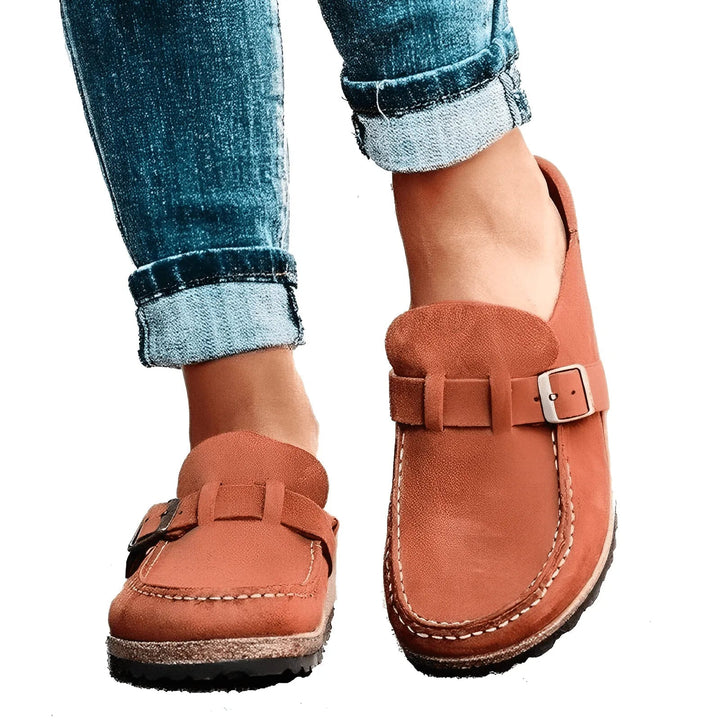 Drune | Damen Stilvoll Schnalle Komfortabel Ideal für Den Alltag
