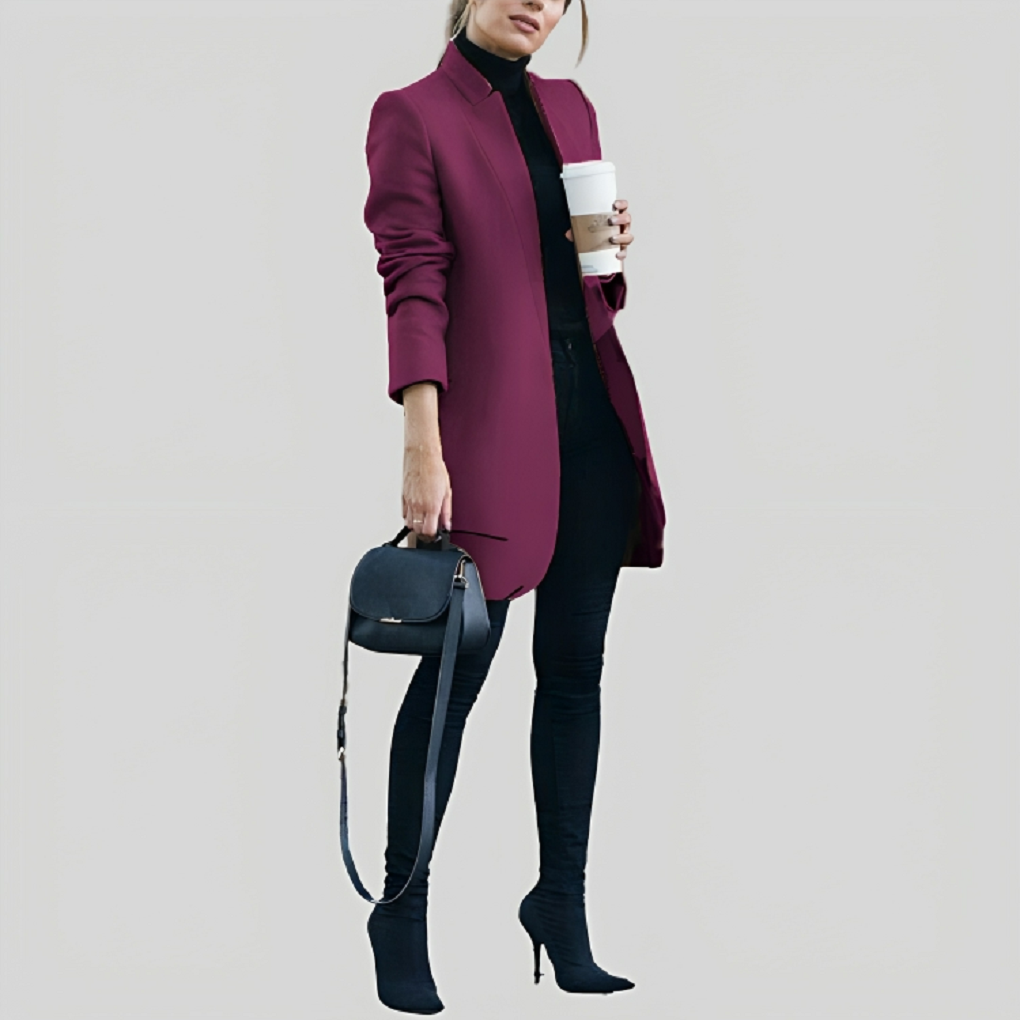 Drune | Damen Herbst Winter Wollblazer - Stilvoll & Warm für Kalte Tage
