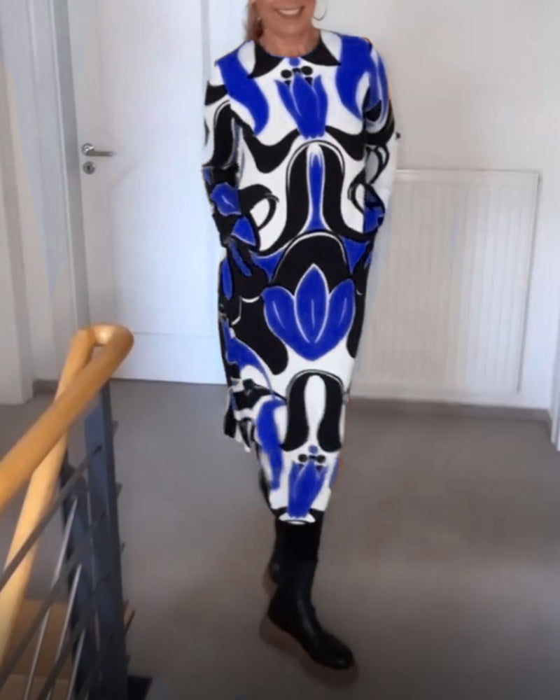 Drune | Rundhals Kleid