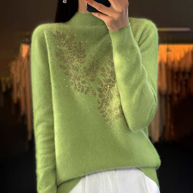 Drune | Strickpullover mit Schönem Blattmuster