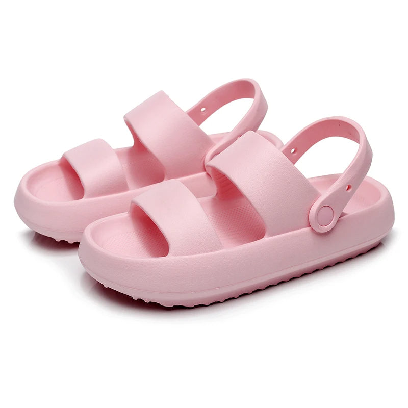 Drune - Orthopädische Sandalen | Comfort Plus Pantoletten mit Doppelriemen | Gepolsterte, lässige Slip-On-Sandalen