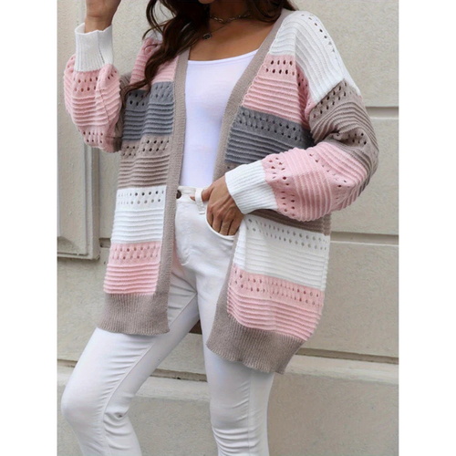Drune | Cardigan - Gestreift & Lockere Passform