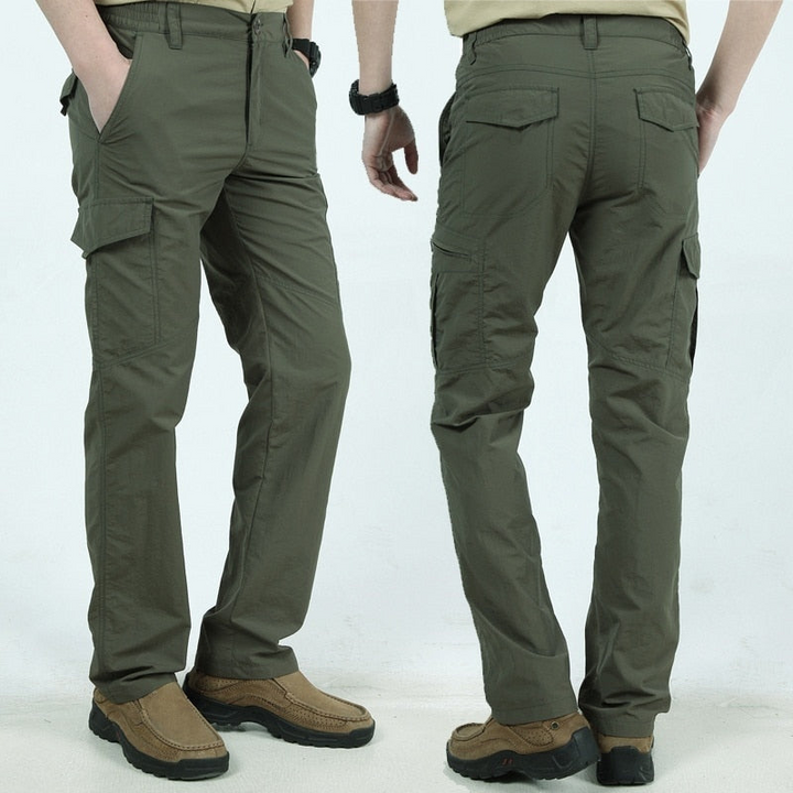 Drune | Funktionale und Stilvolle Herren Cargo Hose mit Praktischen Klappen Taschen
