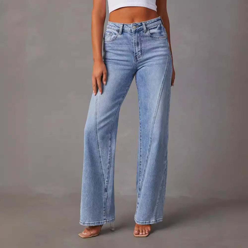 Drune | Weite Beinform Denim