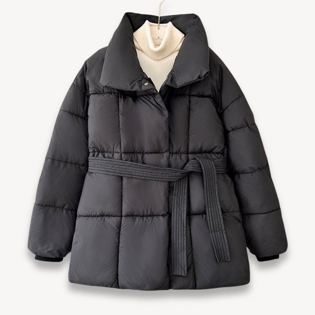Drune | Gurtelter Stepp-Pufferjacke für Frauen