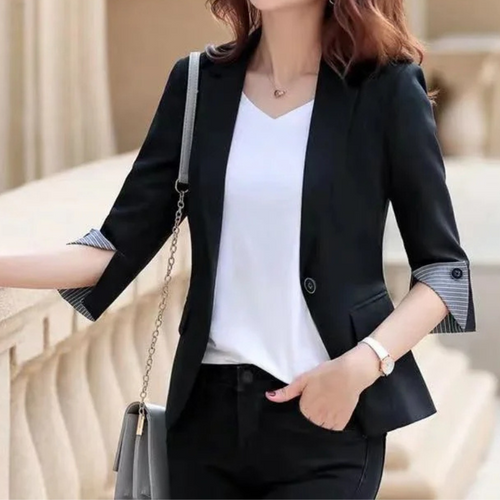 Drune | Eleganter Damenblazer mit Knopfdetails Ideal für Das Büro