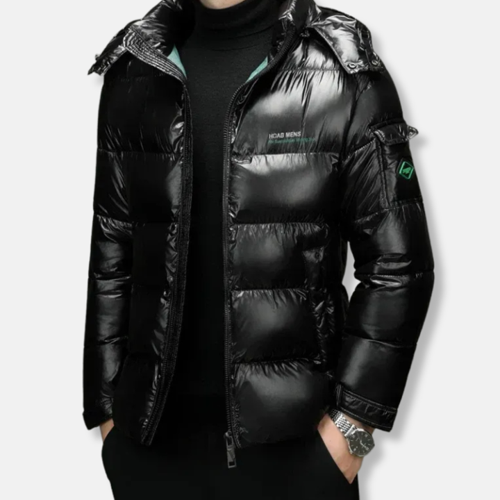 Drune | Pufferjacke Synthetisch Taillenlänge Stehkragen Full Zip Verschluss