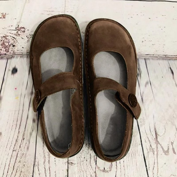 Drune | Damen Weinlese Einstiegs Sandalen Frauen Schuhe Aus Wildleder