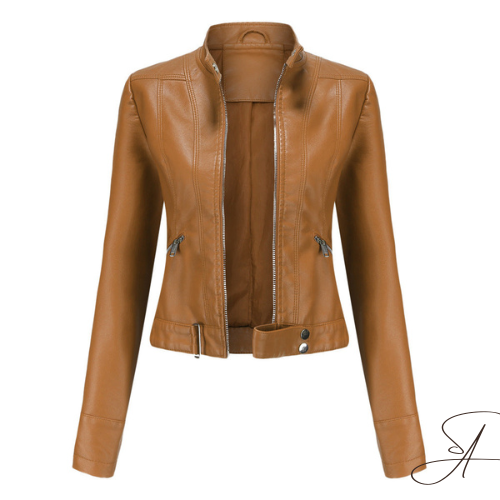 Drune | Lederjacke - Modernes Design mit Reißverschluss & Taschen - Bequeme Passform - Sydney