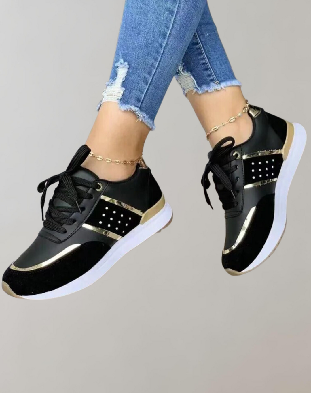 Drune | Turnschuhe Schuhe Leder Patchwork