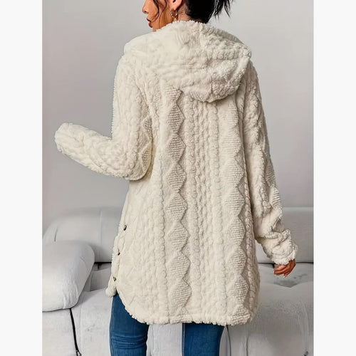 Drune | Gemütlicher Hoodie mit Teddy-Pullover für Damen