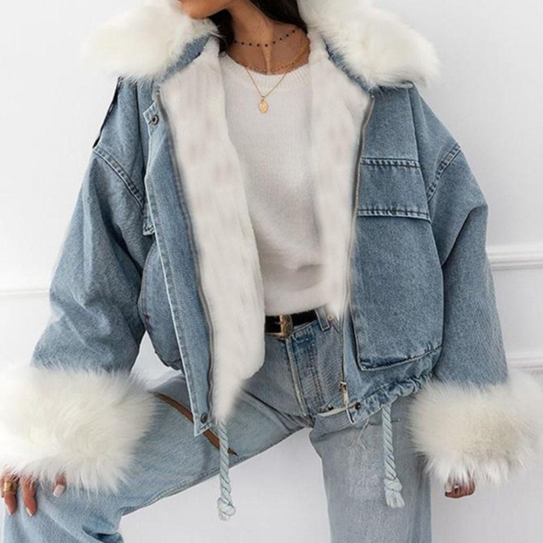 Drune | Winterjacke aus Jeans für Frauen