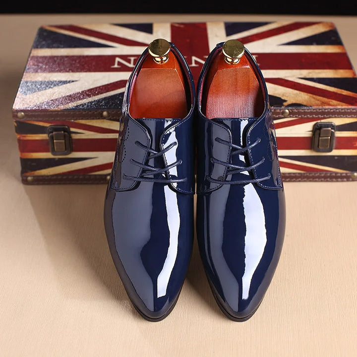 Drune | Glänzende Retro Brogues Für Herren