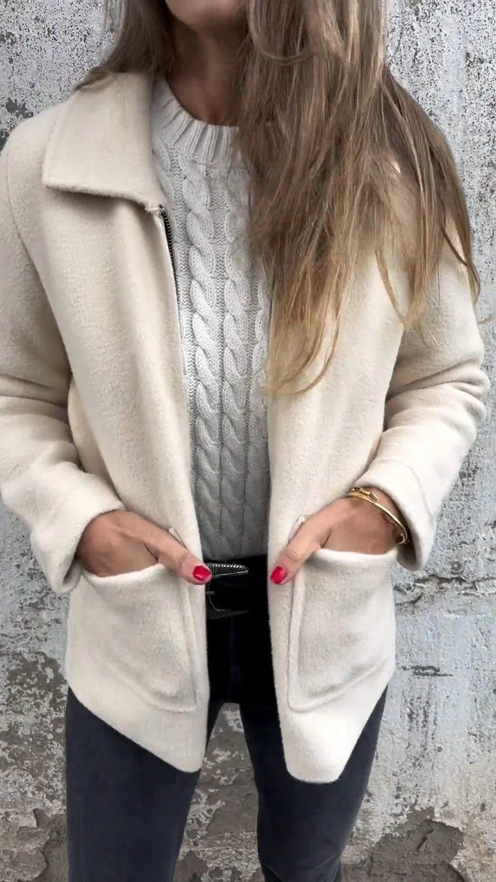 Drune | Damen Reißverschluss-Taschenjacke