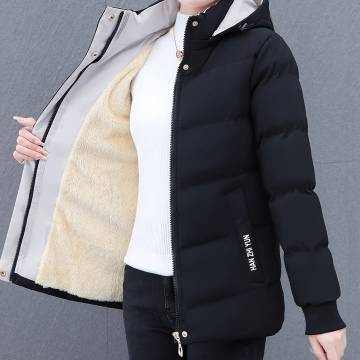 Drune | Damen Kapuzenjacke Warm Und Stilvoll Wintermantel