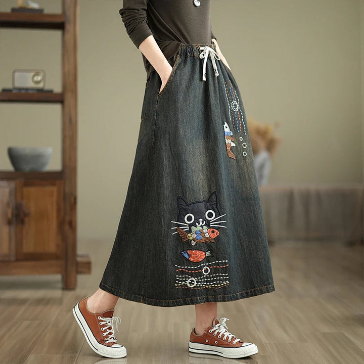 Drune | Jeansrock