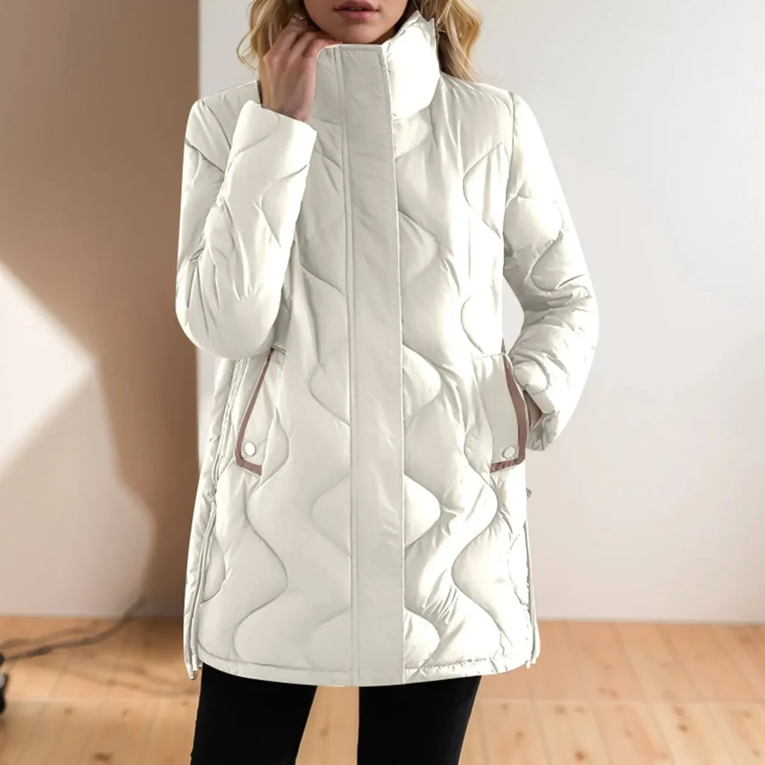 Drune | Damen Steppjacke mit Stehkragen Winter