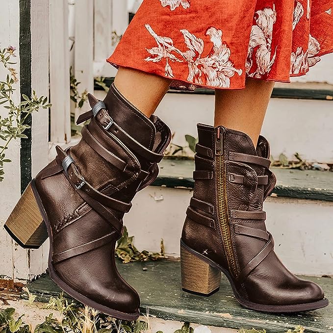 Drune | Stylische Stiefel im Retro-Look