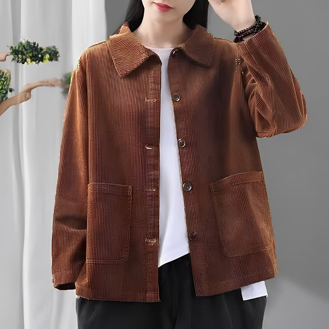 Drune | Freizeitcordjacke mit Taschen für Frauen