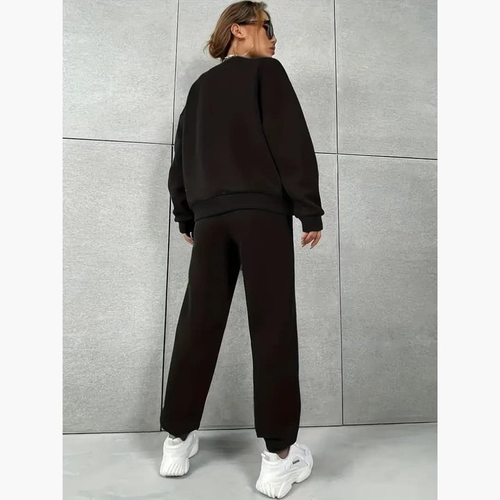 Drune | Gemütlicher geometrischer Teddy-Pullover für Frauen