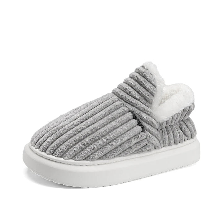 Drune | Slipper - Orthopädische Unterstützung - Flauschige Cozy Sohle - Weiche Velours-Optik