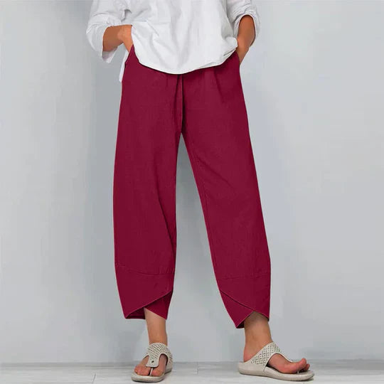 Drune | Baumwoll Leinen Hose Für Damen