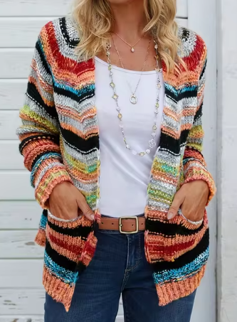 Drune | Damen Regenbogen gestreift