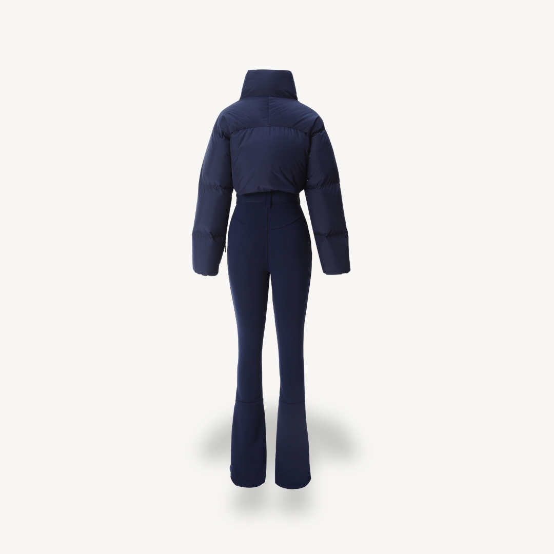Drune | Damen Daunenjacke mit Gürtelhose