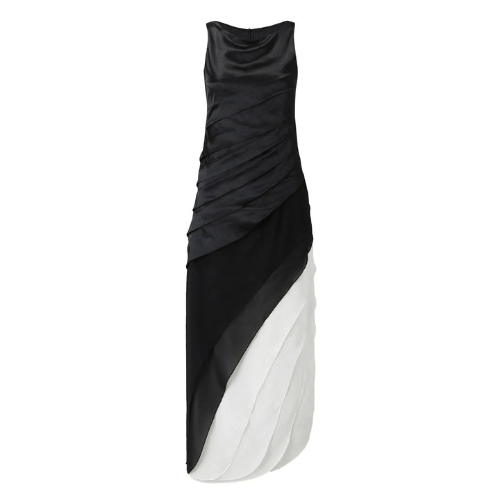 Elegante mehrlagige Ombre-Kleid