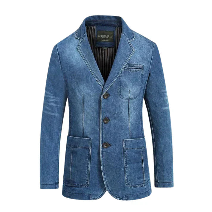 Drune | Schicker Denim-Blazer für Herren