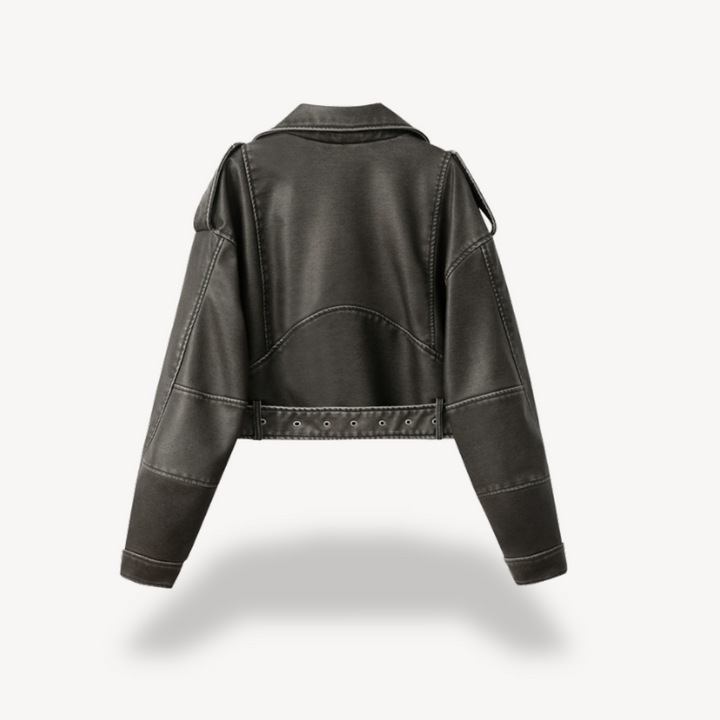 Drune | Leder Bikerjacke für Frauen