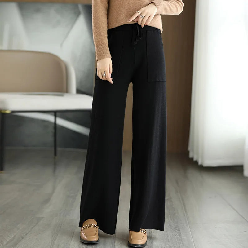 Drune | Weite Wollhose