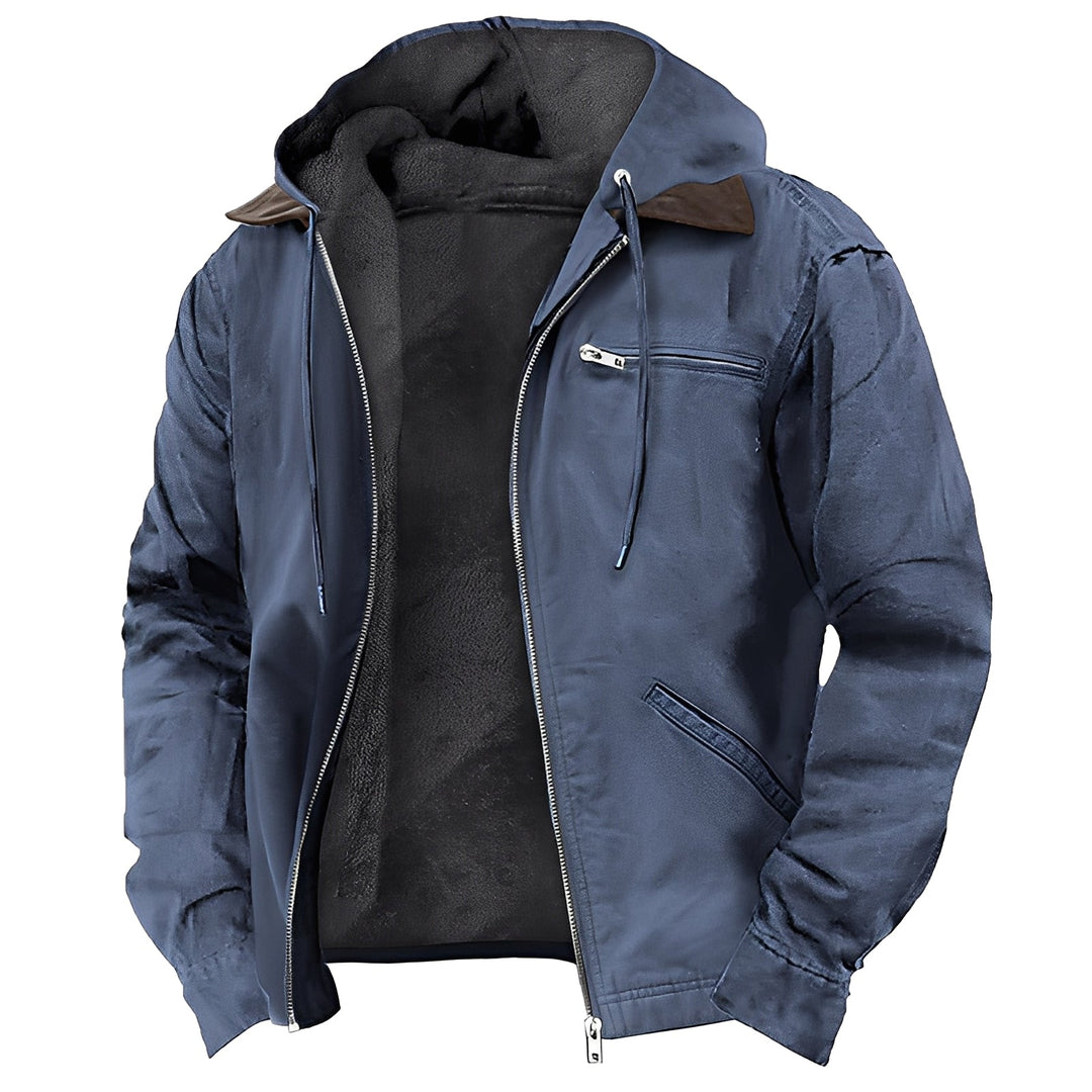 Drune | Warme Outdoor-Jacke mit Kapuze für Herren