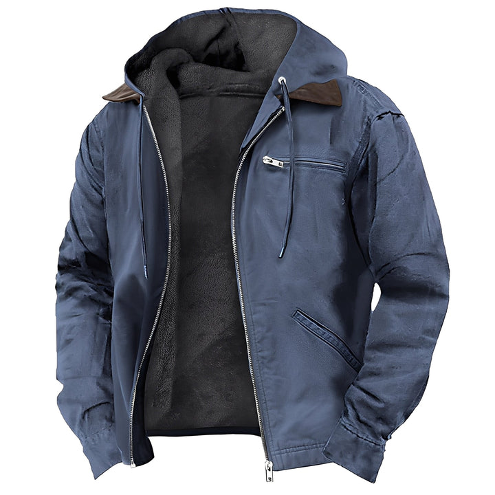 Drune | Warme Outdoor-Jacke mit Kapuze für Herren