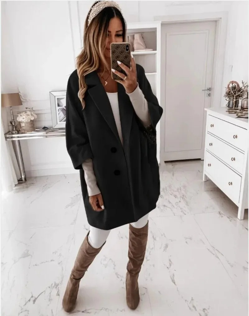 Drune | Weit fallender Damen-Trenchcoat