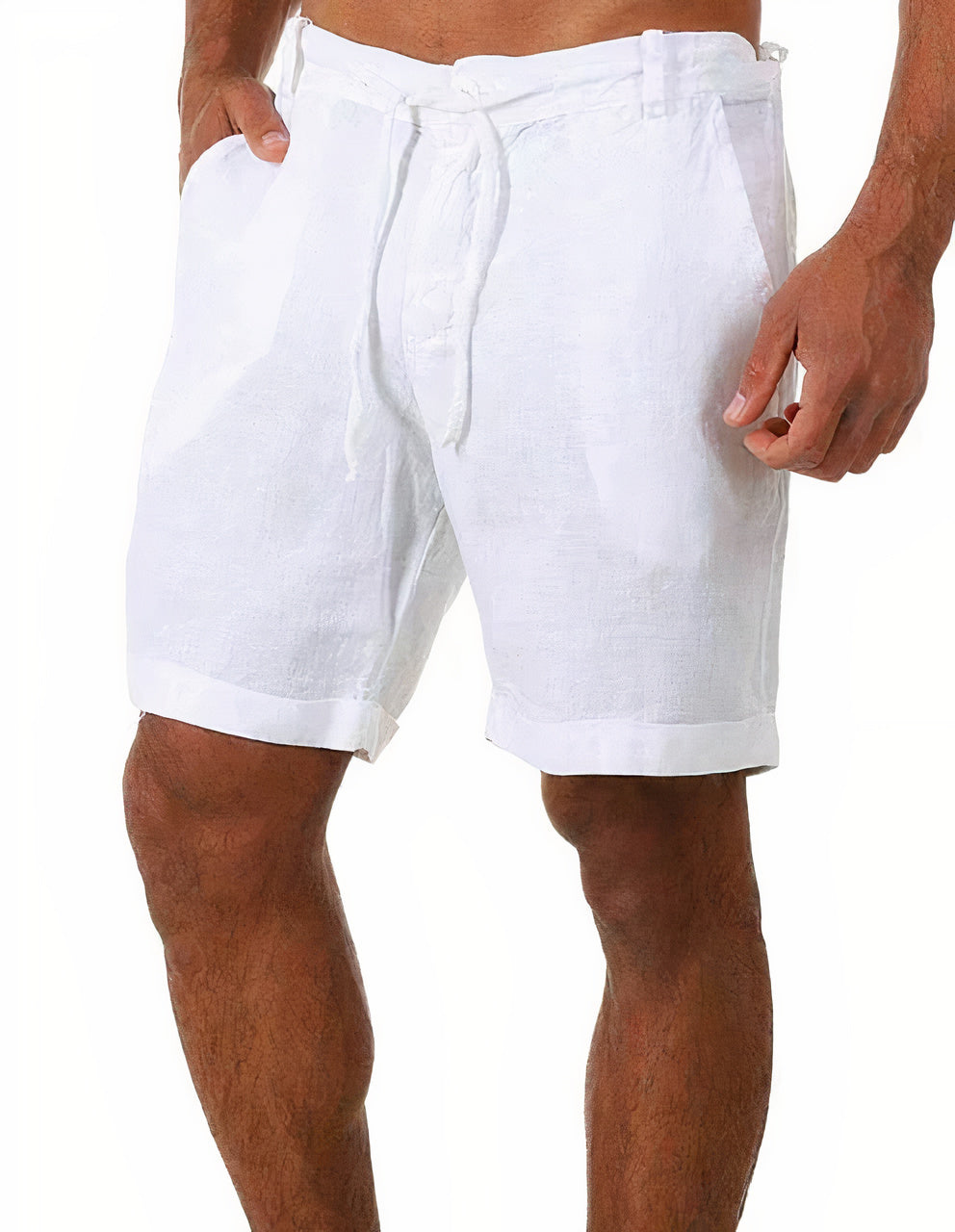 Drune | Herren Leinen Sommer Shorts Kurze Hose Für Männer