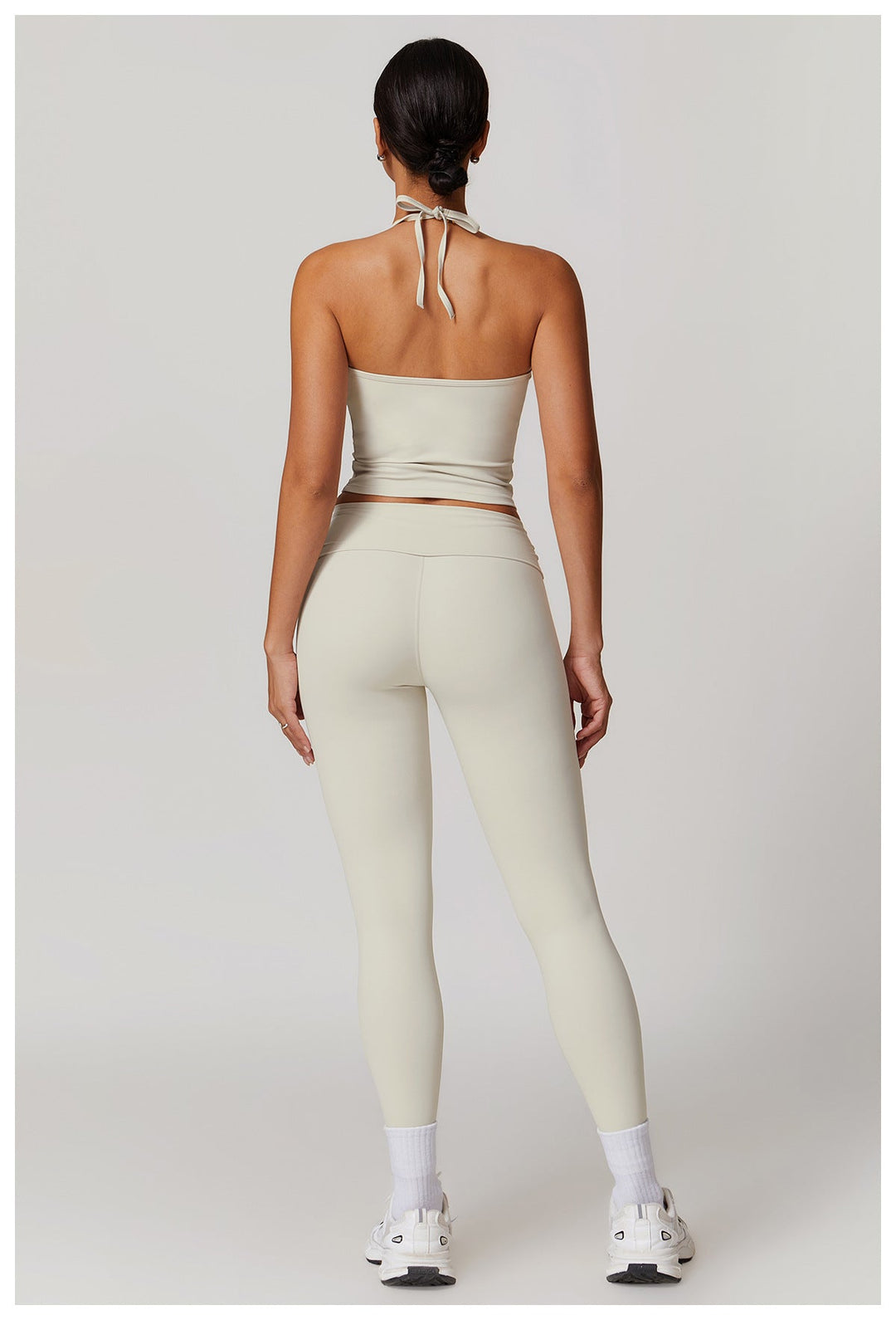 Drune | Trendige Fitness Schnell-Trocknend Yoga-Hose mit Falten