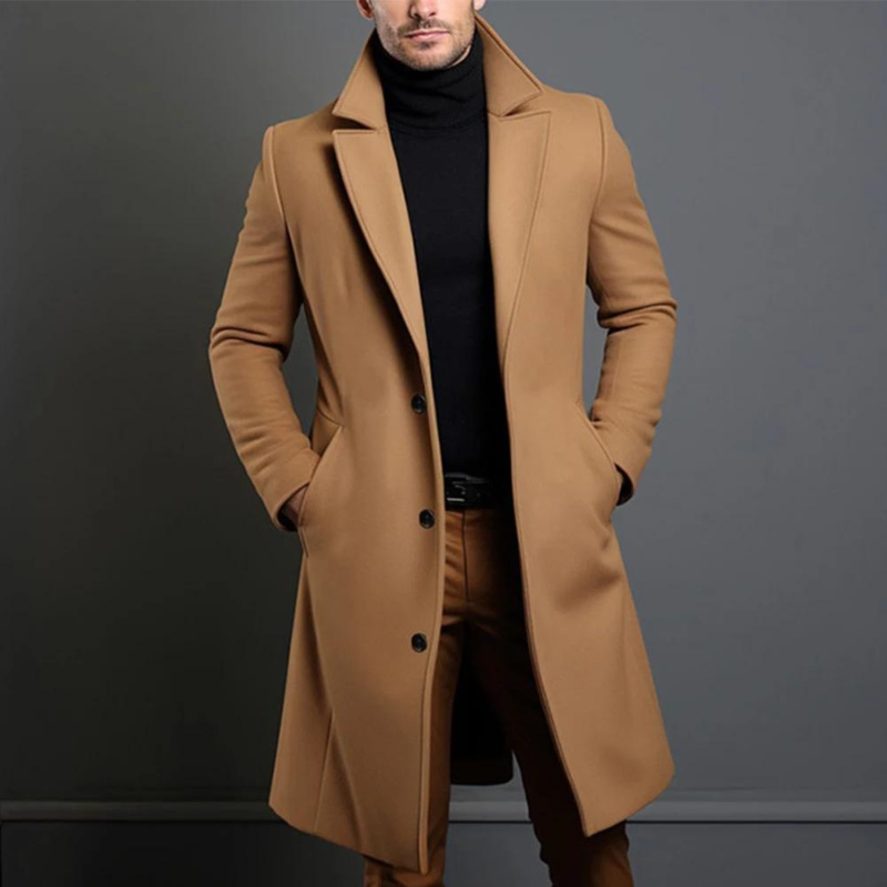 Drune | Herren Wintermantel mit Langarm und klassischer Passform Stil