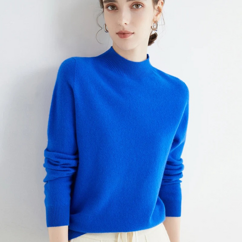 Drune | Cashmere Pullover Damen Rundhals Weicher und Leichter Strickpullover