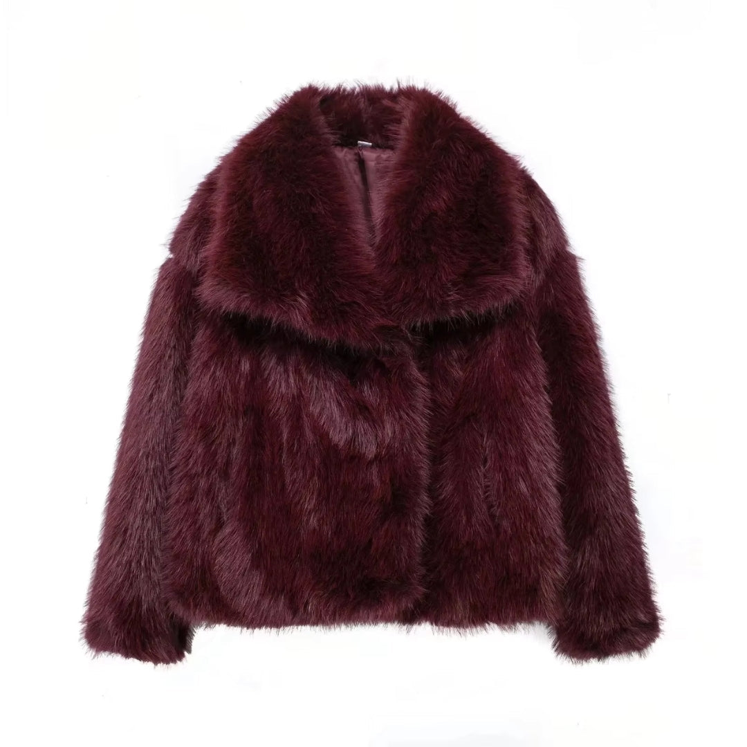 Drune | Flauschige Pelzjacke Für Winter