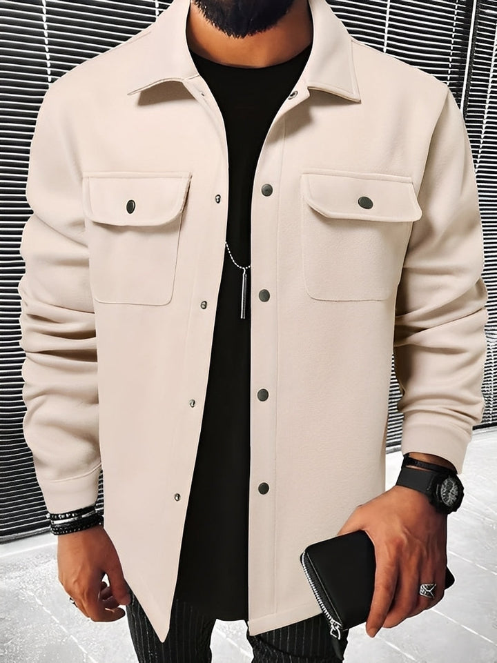 Drune | Lässige Karierte Jacke mit Taschen für Herren